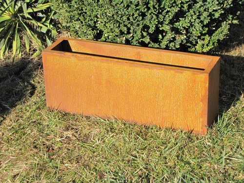 Jardinière rouille noble - en,
