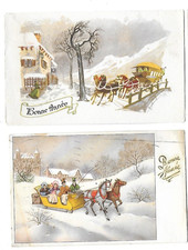 4 CPA  cartes postales