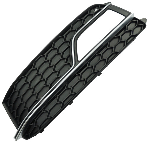 Grille gauche pare chocs audi - grille,