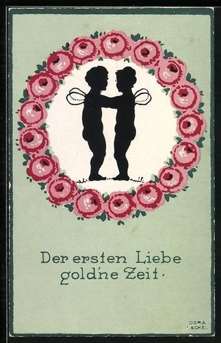 Carte postale artiste dora - postale, d'artiste