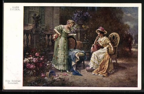 Carte postale artiste hans - postale,