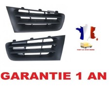 Grilles de calandre noires droite et gauche pour Megane II Phase II