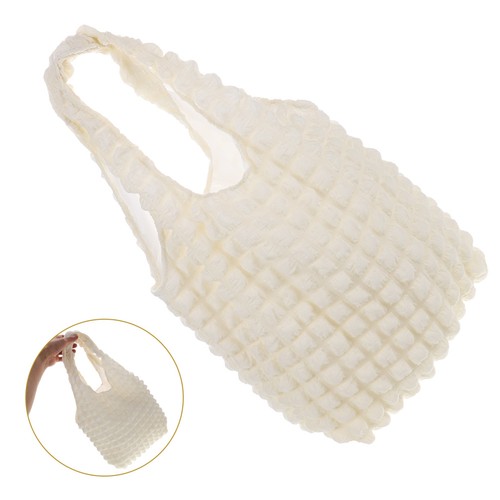 Lightweight beige bubble - bubble, bag