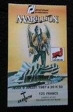 ticket billet used place