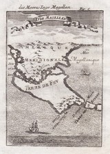 Détroit De Magellan Terre De Feu Argentine Chili Maillet 1719