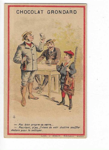 Chromo chocolat grondard - chocolat,