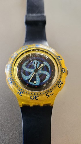 Swatch scuba watch - watch, octopus