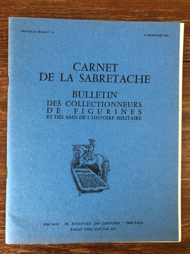 Carnet sabretache 75 - carnet, de