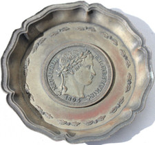 VIDE-POCHE PUBLICITAIRE - NAPOLEON EMPEREUR - 8,3 cm - QUINCAILLERIE A BREST