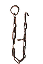 Ancienne grande chaîne en fer