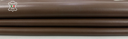 Marron doux italien cuir - marron,