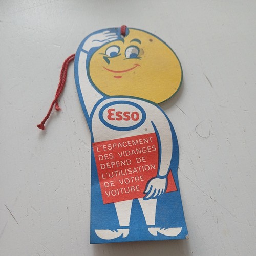 Fiche étiquette vidange esso - étiquette,