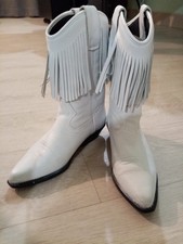 santiag femme blanche tout