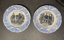 2 Assiettes Parlantes Terre de