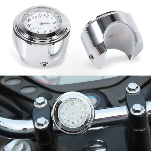 Montre guidon moto blanche - de,