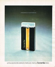 PUBLICITE ADVERTISING 124  1977   TORRENTE  parfum