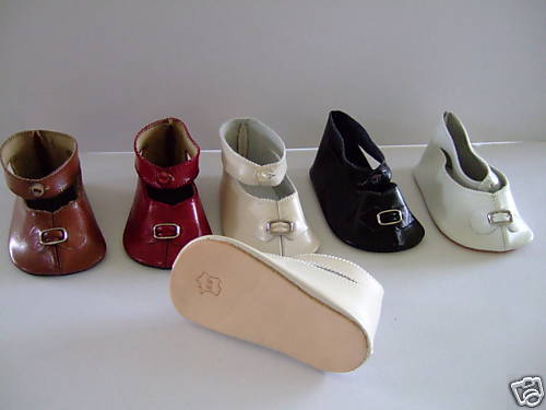 Chaussures poupee cuir - chaussures,
