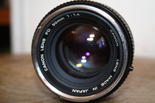 objectif Canon FD 50mm f/1.4 Chrome Nose f1.4 1:1.4