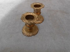 2 Petits Bougeoirs Anciens en