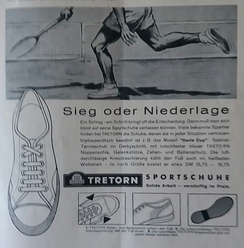 Tretorn publicité ancienne - tretorn.,