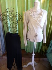 lot=femme  cache-cooeur beige