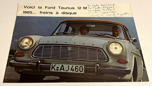 Brochure vente ford taunus - brochure,