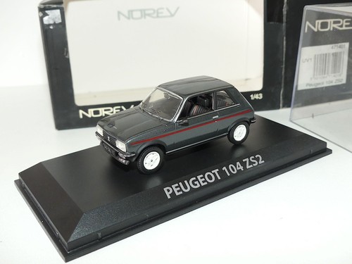Peugeot 104 gris norev - peugeot, zs