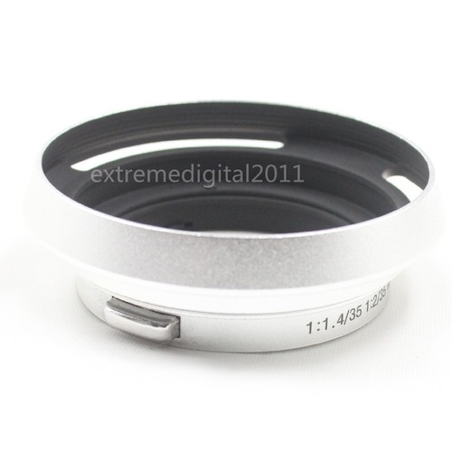Round metal lens - round, hood