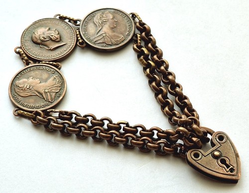Bracelet pièces cœur - bracelet, 3