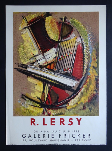 Roger lersy affiche originale - roger,