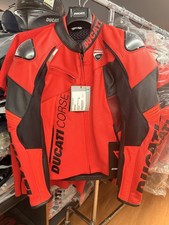 Veste de moto en cuir Ducati