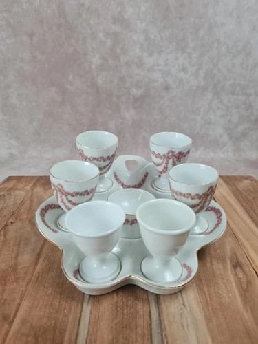 Ensemble coquetiers vintage - de,