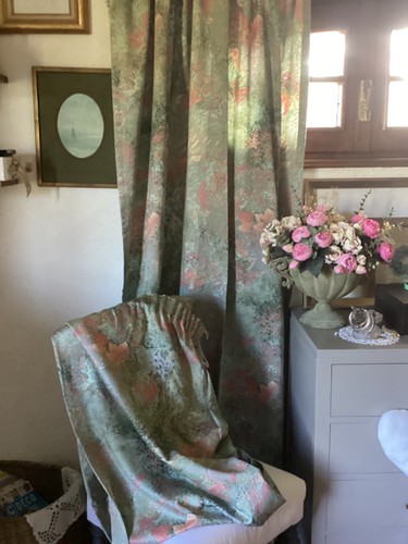 Double rideaux satin coton - double,