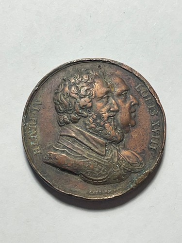 Médaille henri louis - louis, xviii