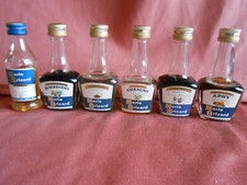 6 Mignonnettes Marie BRIZARD  (Année 1970) Différents Parfums