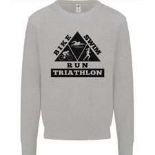 Sweat À Capuche Triathlon Triangle Pour Hommes Running Natation Cyclisme