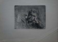 Gravure  AUTOPORTRAIT  de