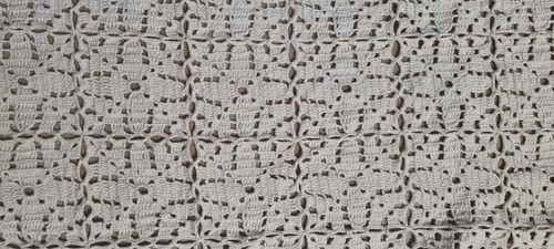 Dessus lit crochet - dessus, fait