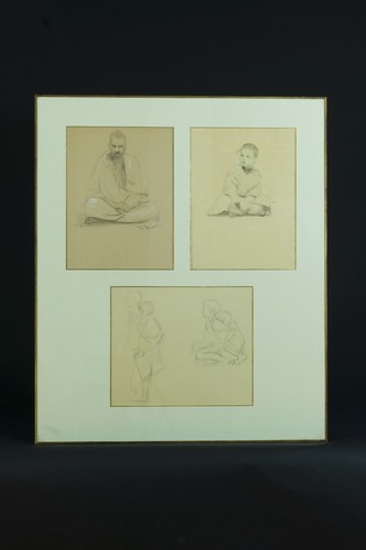 Tableau ancien portrait - ,