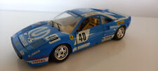 ancienne FERRARI  GTO   rallye n° 40 pioneer  BURAGO  1/24 occasion  sans boite