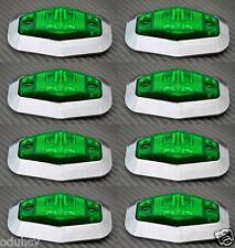 8 Pièce 12V LED Côté Vert