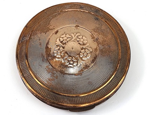 Poudrier rond sac main - rond, de