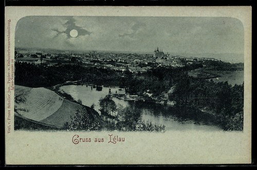 Carte postale clair lune - carte,