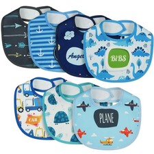 Bavoirs Bébé 100% Coton,7pcs