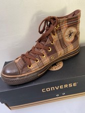 Baskets montants 38 tartan tweed marron CONVERSE all Stars Femme