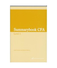 Summary CFA Level 1, Dorsman