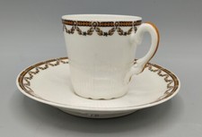 Ancienne tasse à café en Porcelaine de Limoges décor frise G. Dumas