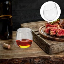  Verre de vin Verre sans stime Vine de vin rouge tasse de vin rouge en verre de