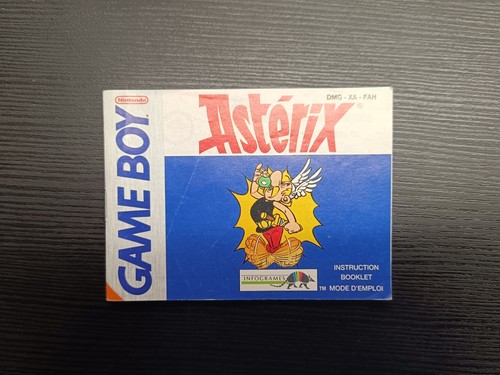 Notice seule astérix gameboy - notice,