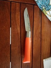 rare Ancien Couteau vintage orange PLASTIMO-opinel- Bateau / Marine / Voile 